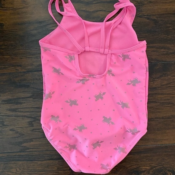 Bmagical, Girls, Bathing Suit, One-Piece, Pink, Barbiecore, Unicorns, Size 5 - Picture 8 of 12